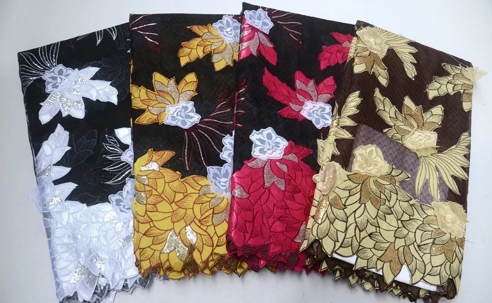 Последние Африканские кружева африканская гипюровая кружевная ткань шитье Африканский французский Тюль кружевная ткань для нигерийских вечерние платья