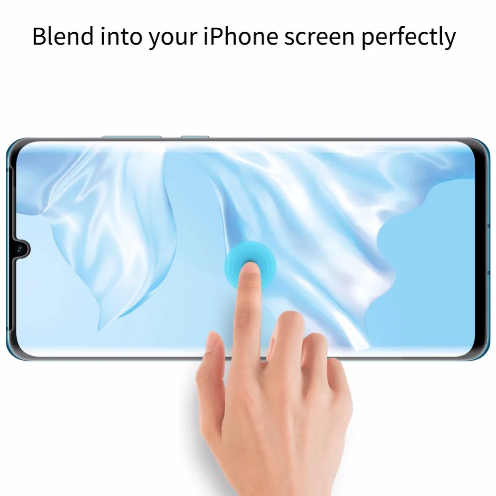 Защитное стекло для экрана huawei P30 Pro NILLKIN 3D DS+ MAX полное клеевое покрытие защита экрана 9H защитное стекло