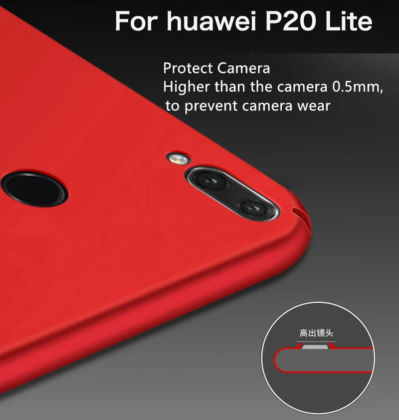 Чехол P20 Lite для Huawei жесткий чехол Fundas Capa on защитный Жесткий Бампер Nova 3e Coque|Бамперы|