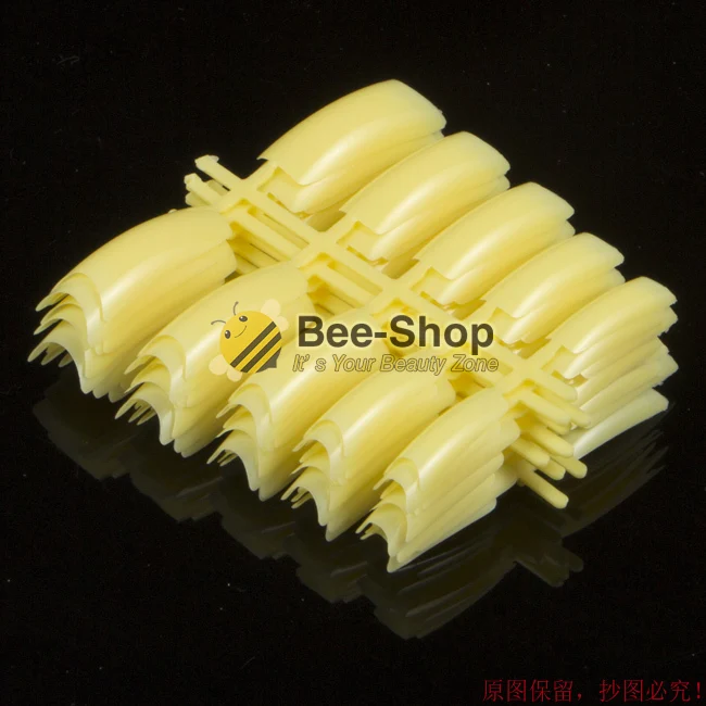 100 красивые декоративные акриловые накладные ногти пластиковые для французского