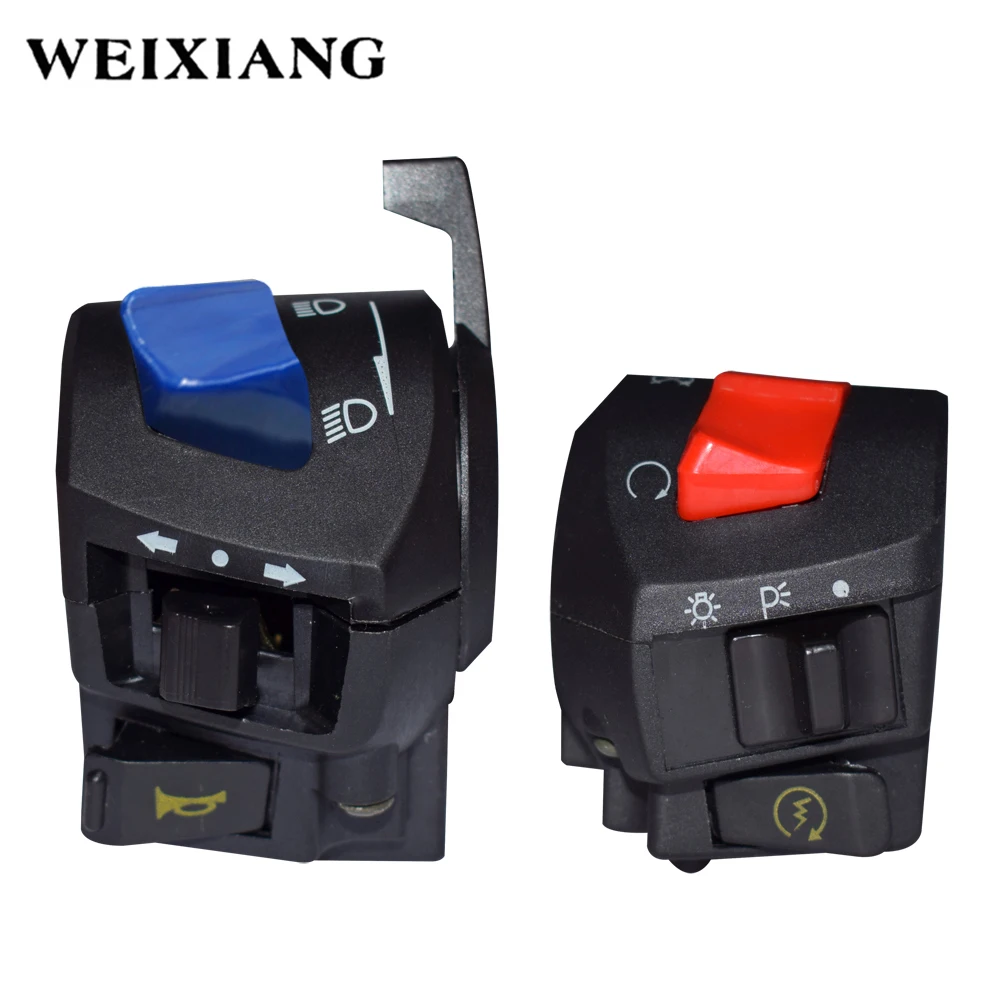 7/8 &quot22 мм Универсальный мотоциклетный руль переключатель рог сигнал поворота