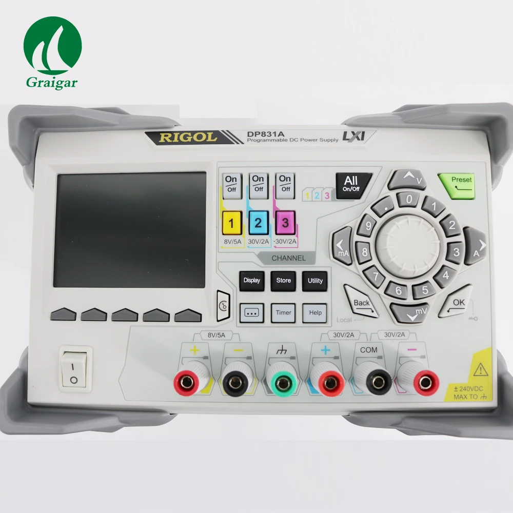 Программируемый Линейный источник питания постоянного тока 3 канала DP831A
