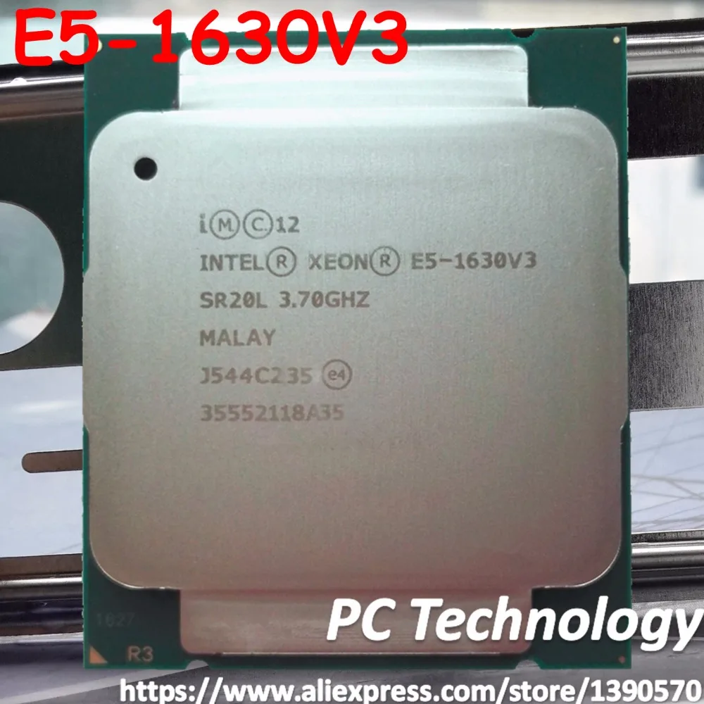 E5 1630V3 Original Intel Xeon 1630 V3 3 70 ГГц 10M 4 ядра 22 нм LGA2011 140W процессор Бесплатная доставка|intel