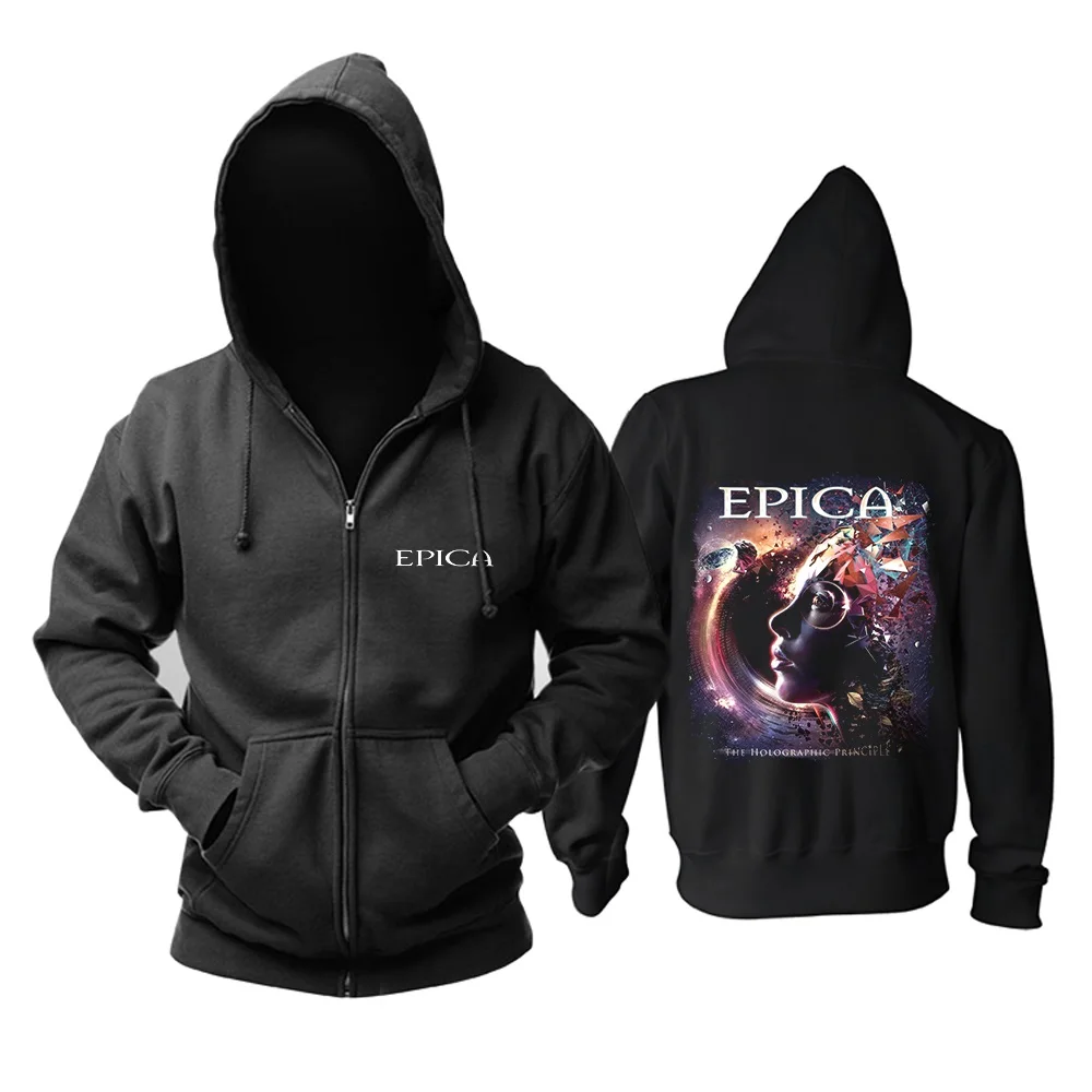 11 видов конструкций свитшоты на молнии Epica рок толстовки из мягкого хлопка в