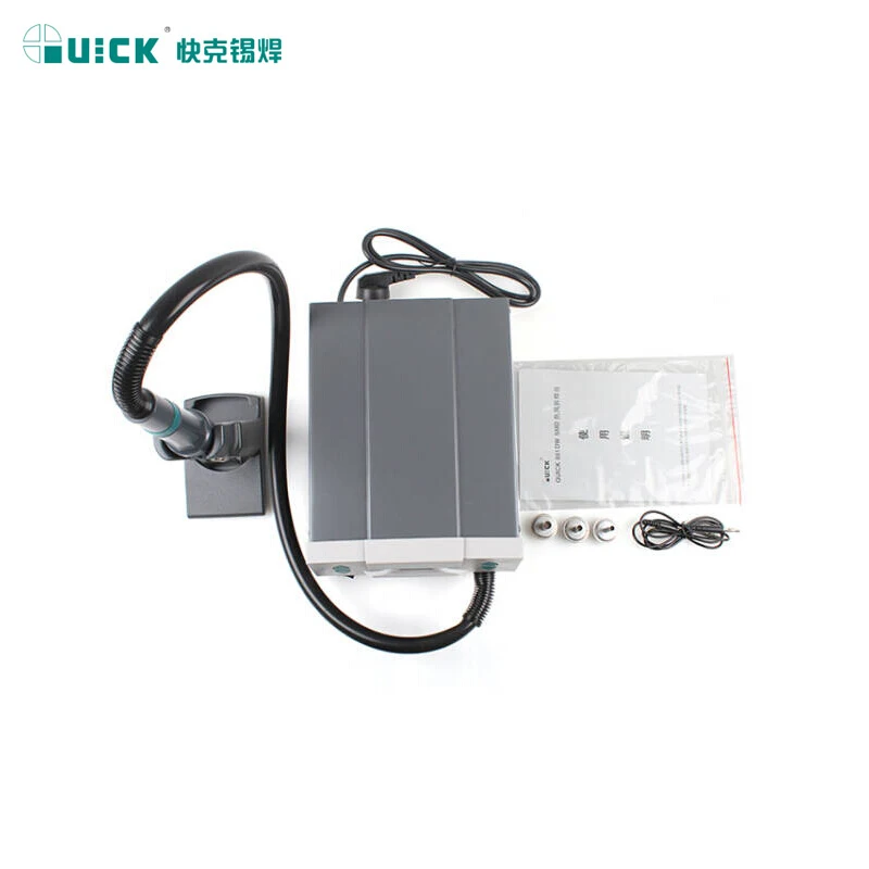 QUICK 861DW Тепловая пушка 1000 Вт Бессвинцовая станция для распайки горячего воздуха