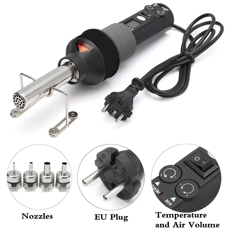 Бесплатная доставка вилка европейского стандарта 220 В 450 Вт портативный пистолет