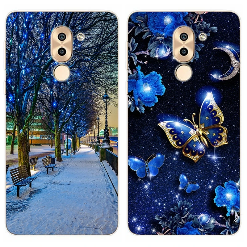 Для Fundas huawei Honor 6x чехол s Высокое качество Модный Принт мягкий Силиконовый ТПУ задняя крышка чехол для Honor 6 x Honor6x чехол для телефона