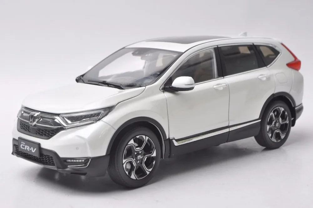 1:18 литая модель для Honda CR-V белый внедорожник игрушечный автомобиль миниатюрная Коллекция подарков CRV CR V