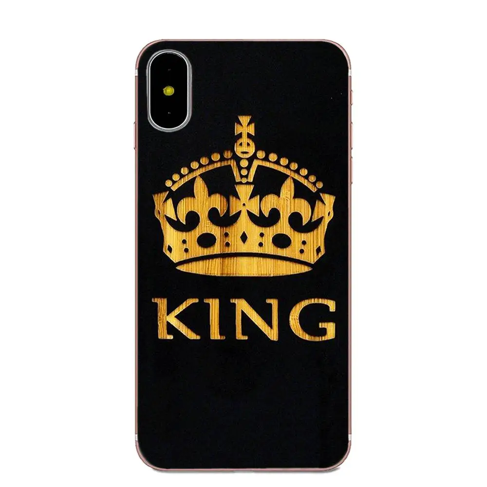Бренд King Queen 01 пара ТПУ популярный для Galaxy Alpha Core Note 2 3 4 S2 A10 A20 A20E A30 A40 A50 A60 A70 M10 M20