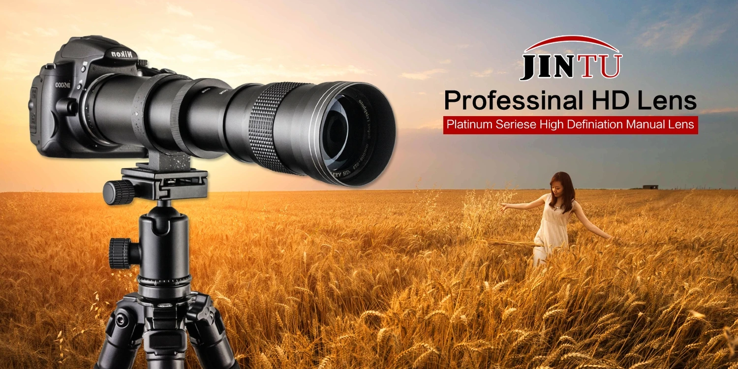 JINTU 420-1600mm F/8.3-16 Telephoto Zoom 2X Teleconverter LENS for Canon EF EOS 90D 80D 70D 60D 60Da 50D 7D 6D 5D 5Ds T6s T6i T6 images - 6