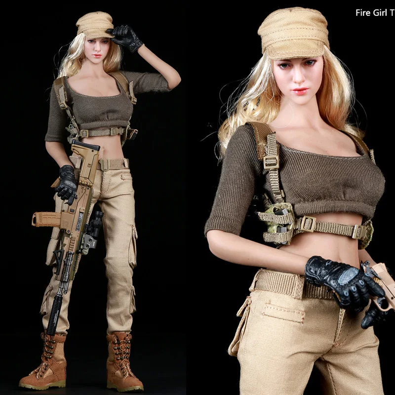 Игрушки для девочек Spot Fire FG010 1/6 тактический женский пистолет крутой костюм phicen 12