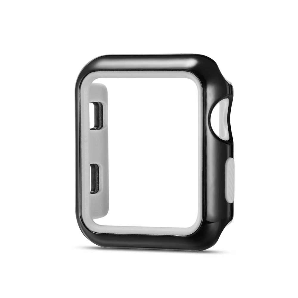 FOLOME Soft Silicone Bumper Case Compatible for Apple Watch Protective Cover Series 3 2 1 | Наручные часы