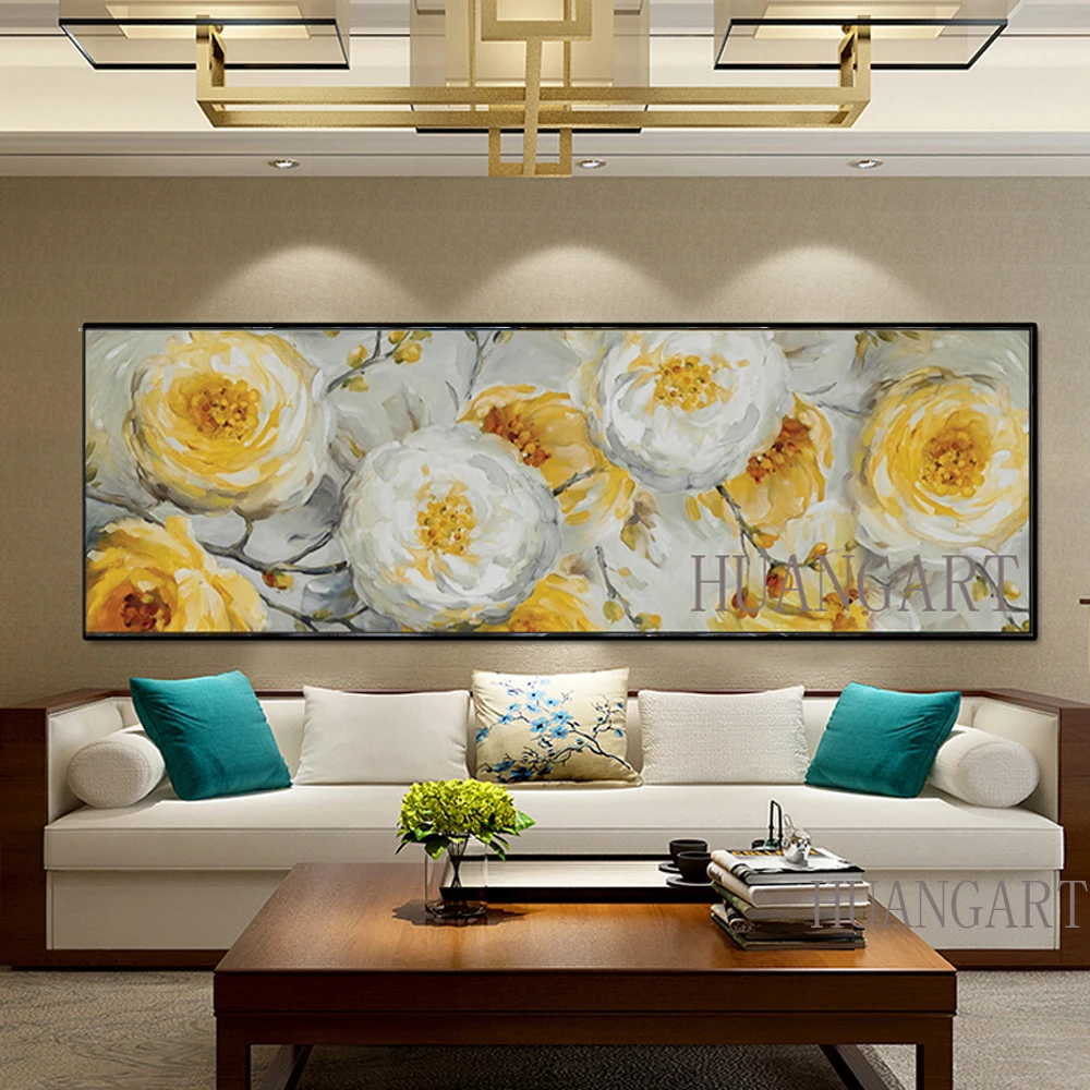 Большой холст искусство дешевые 100% ручная роспись абстрактная картина маслом с