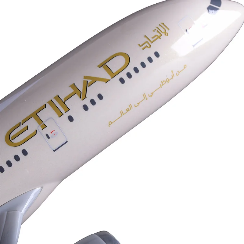 Модель самолета преноу 43 см из смолы для Боинг 787 модель B787 на подставке коллекция
