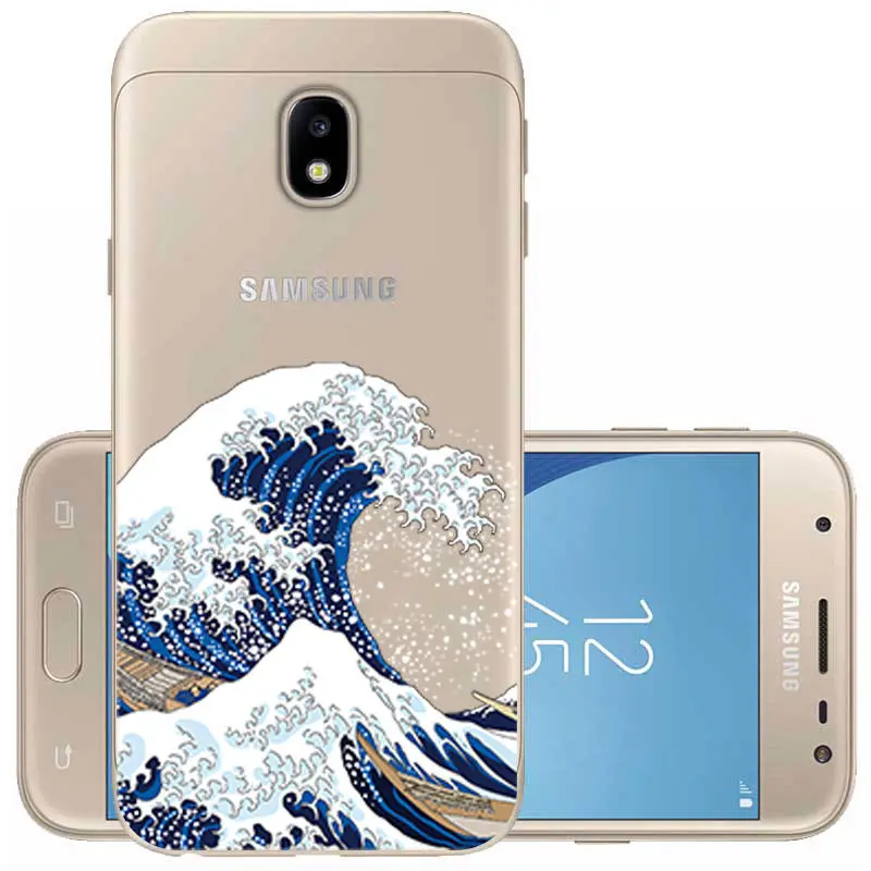 Arvin окрашенные Чехлы для Samsung Galaxy J730 прозрачный мягкий чехол из ТПУ J7 2017 умный