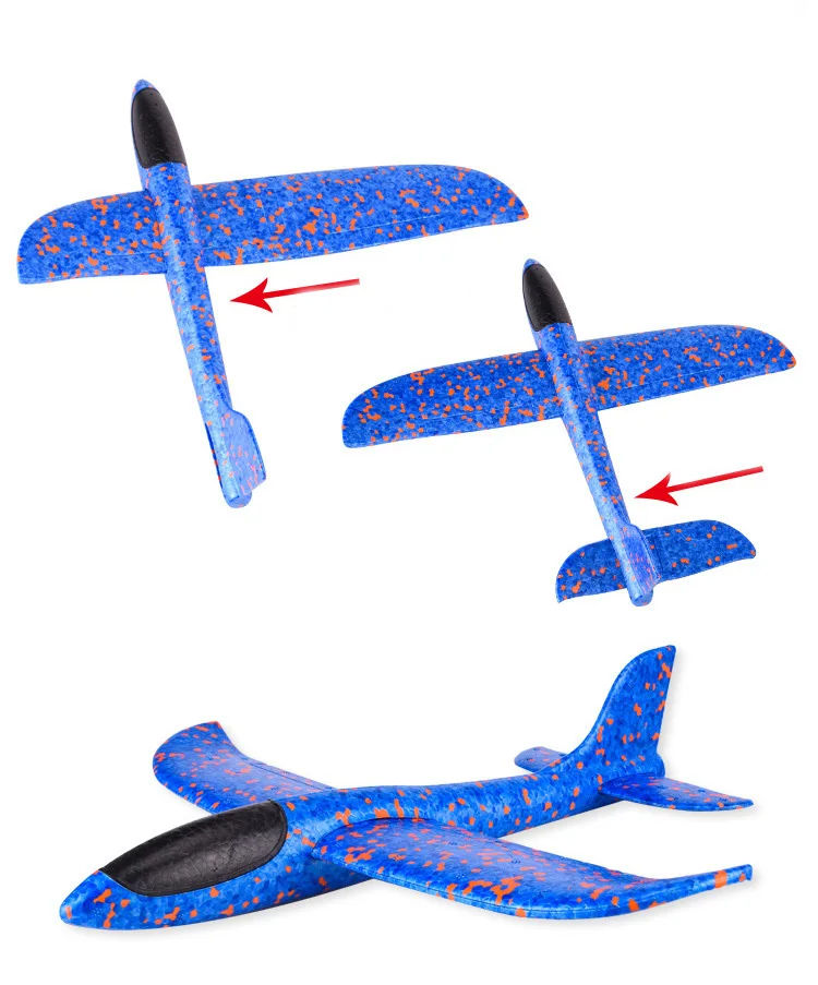 48 см большой хорошее качество ручной Старт бросали планер самолета инерционную