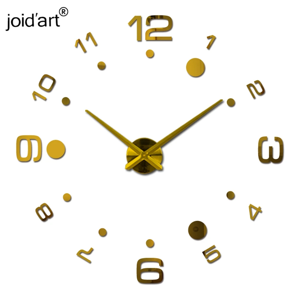 2019 New Vintage Wall Clock Modern Design Large Diy Acrylic Clocks Horloge Murale Quartz Watch 3d Stickers Brief Living Room|watch heart rate