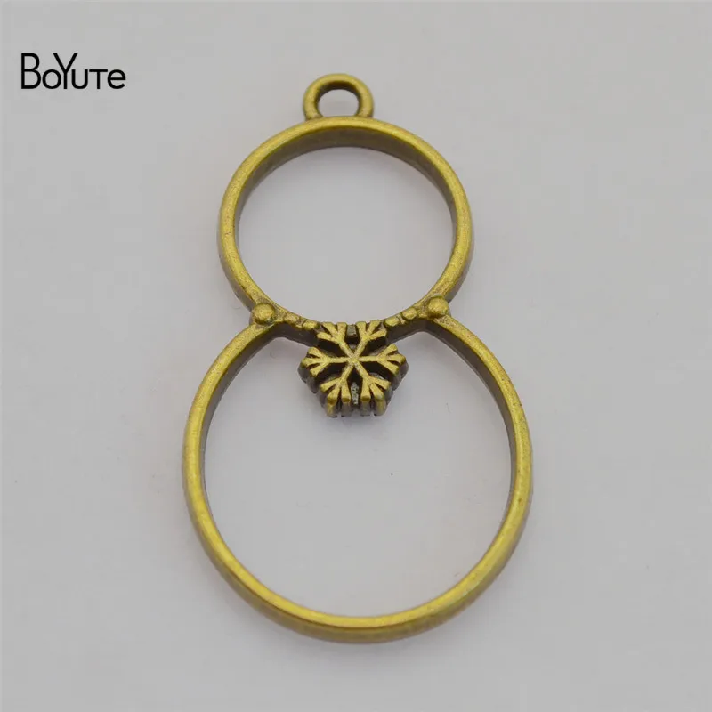 BoYuTe Metal Alloy Gourd/Apple/Fan Pendant Blanks Tray Bezel DIY Hand Made Jewelry Accessories Wholesale | Украшения и аксессуары