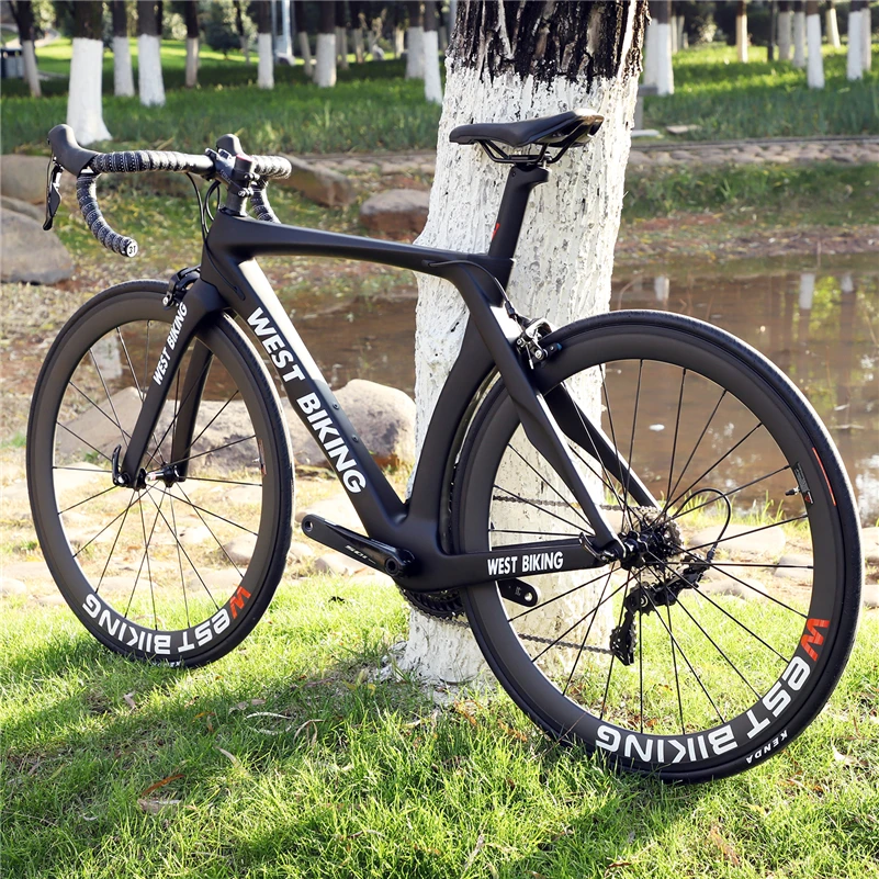 WEST BIKING карбоновый шоссейный велосипед 22 скорости 700C шоссейный гоночный велосипед с SHIMANO R7000 карбоновый велосипед Bicicleta