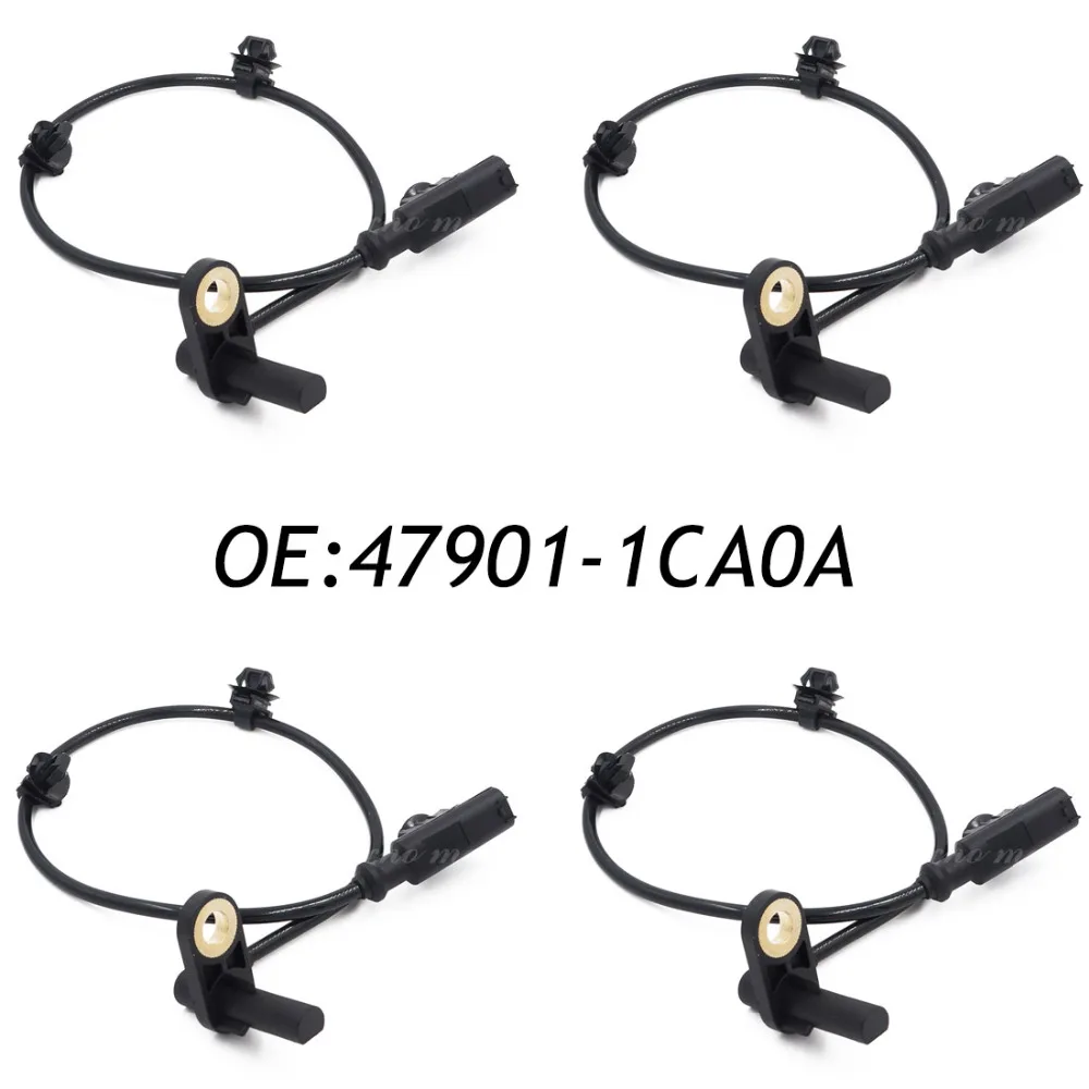 

New 4PCS ABS Wheel Speed Sensor For Infiniti FX35 FX37 FX50 QX70 3.5 3.7 5.0L 47901-1CA0A 479011CA0A