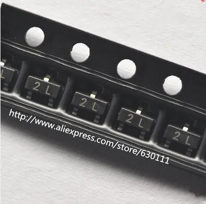 2015+ NEW MMBT5551 G1 100PCS + MMBT5401 2L SOT-23 MMBT5551LT1 2N5551 MMBT5401LT1 2N5401 Transistor | Электронные компоненты и