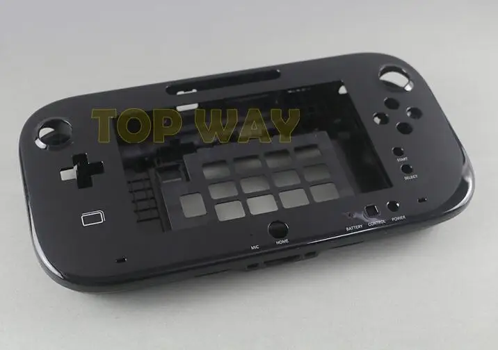 black Черный/белый корпус Корпуса для wiiu запасные части для игровой консоли wii u - Цвет: black