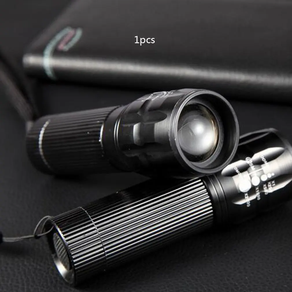 Открытый езда блики Телескопический фонарик фокусировка яркий светодиод 3