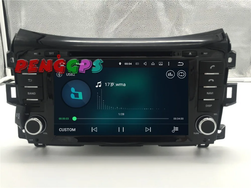 Автомобильный gps навигация dvd плеер радио чистый Android 7 1 8 0 для NISSAN NP300 Navara 2014 2018