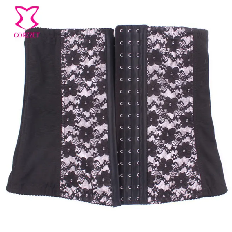Light Pink Corzzet винтажный Готический сексуальный розовый цветочный кружевной дышащий нижний корсет стимпанк Бюстье для танцев тренировки сексуальное женское белье - Цвет: Light Pink