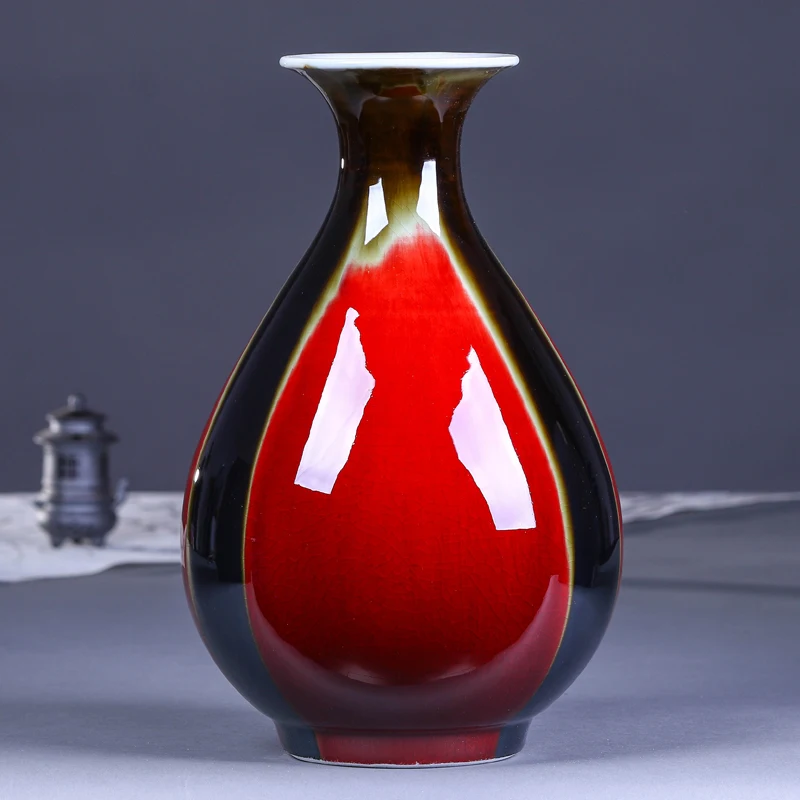 Керамическая Настольная Цветочная декоративная ваза Jingdezhen переменная Цветовая