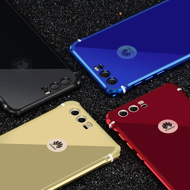 Luxury for Huawei P10 Case 2 in 1 Slim Metal Frame + Acrylic Back Cover Plus Anti-knock Anti-scratch Hard Housing |