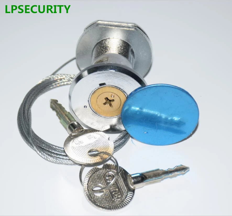 LPSECURITY 35 мм до 45 мм гаражные ворота Дверной Замок раздвижной двери затвора двери ворота аварийный замок с 2 ключами Коббер замок механизм