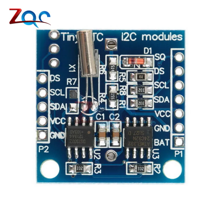 Модуль часов I2C RTC DS1307 AT24C32 в режиме реального времени модуль для Arduino AVR ARM PIC Tiny