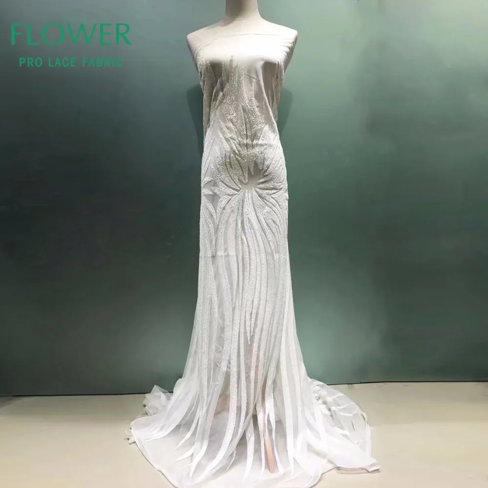 2020 Новая мода! Золотая сетка с блестками кружевная ткань африканская швейцарская