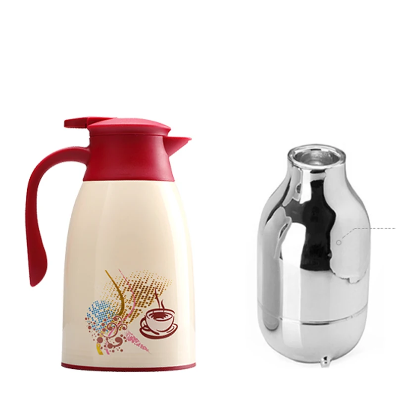 Стеклянный долговечный вакуумный термос с двойными стенками чайник л чай кофе