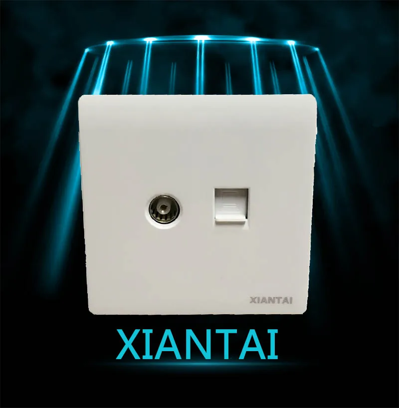 free shipping 1pcs/lot X9 switch socket panel TV computer socket 86 type socket panel household panel