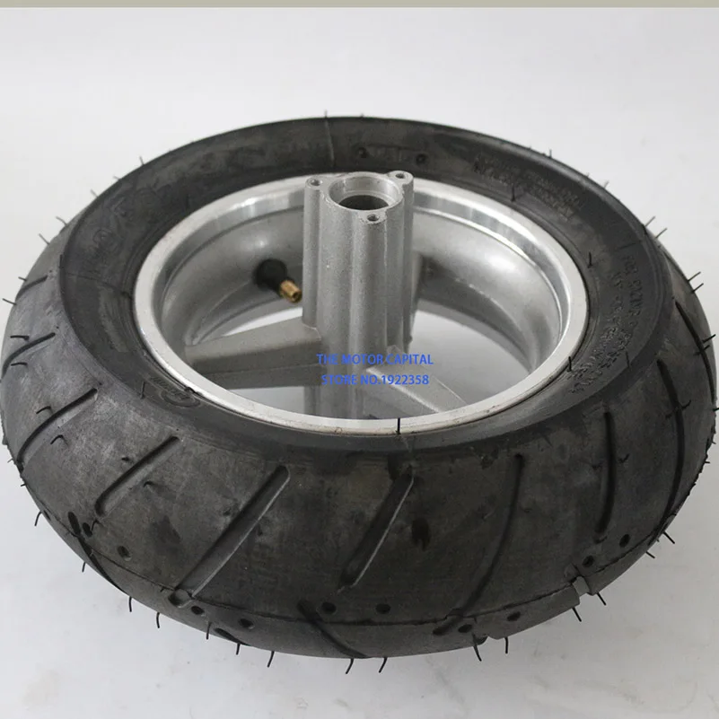 Size110/50-6.5 vacuum tire Rear Wheels with Brake Disc rear sprocket for 47cc/49cc 2 stoke Mini pocket bike 90/65-6.5wheel& dis