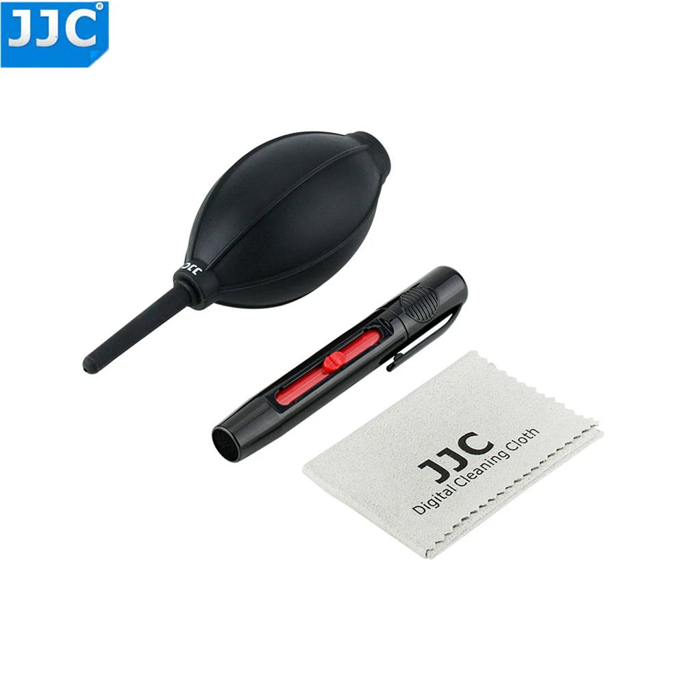 JJC CL-3(D) 3-в-1 очиститель для камеры комплект воздух-Воздуходувка ручка для очистки объектива чистящие салфетки из микрофибры для DSLR объектив камеры LCD экраны