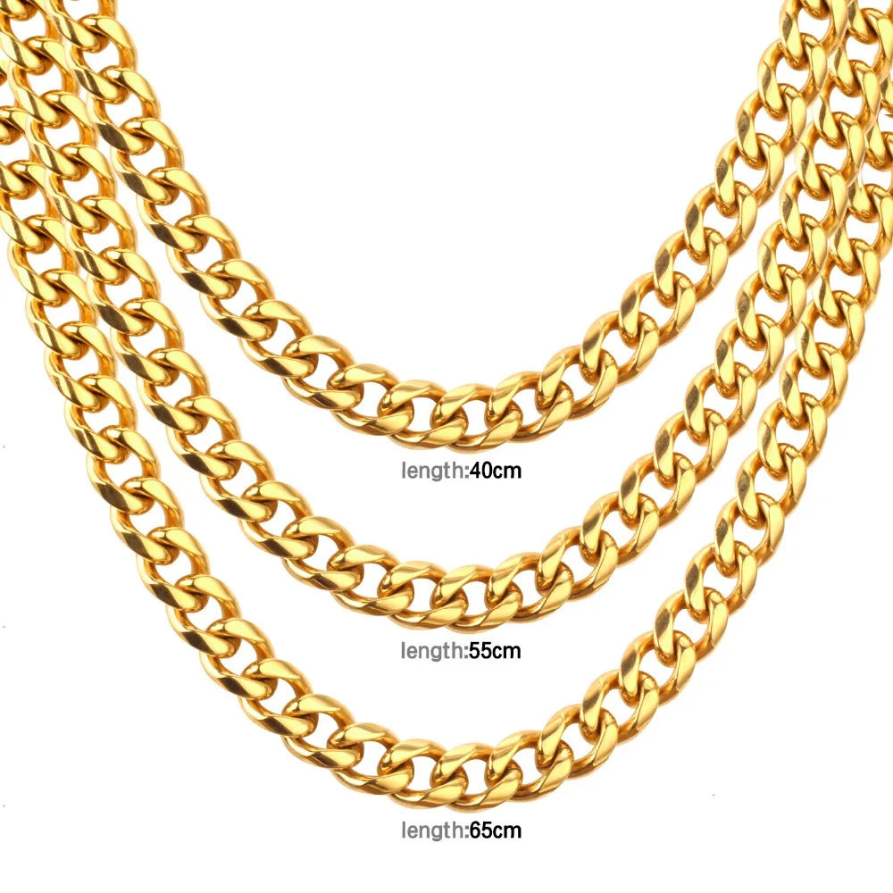LUXUSTEEL массивная цепь ювелирные наборы ширина 10 мм длина 20 дюймов/22 дюймов золото/серебро/смешанный цвет ожерелье Браслеты наборы ювелирных изделий подарок