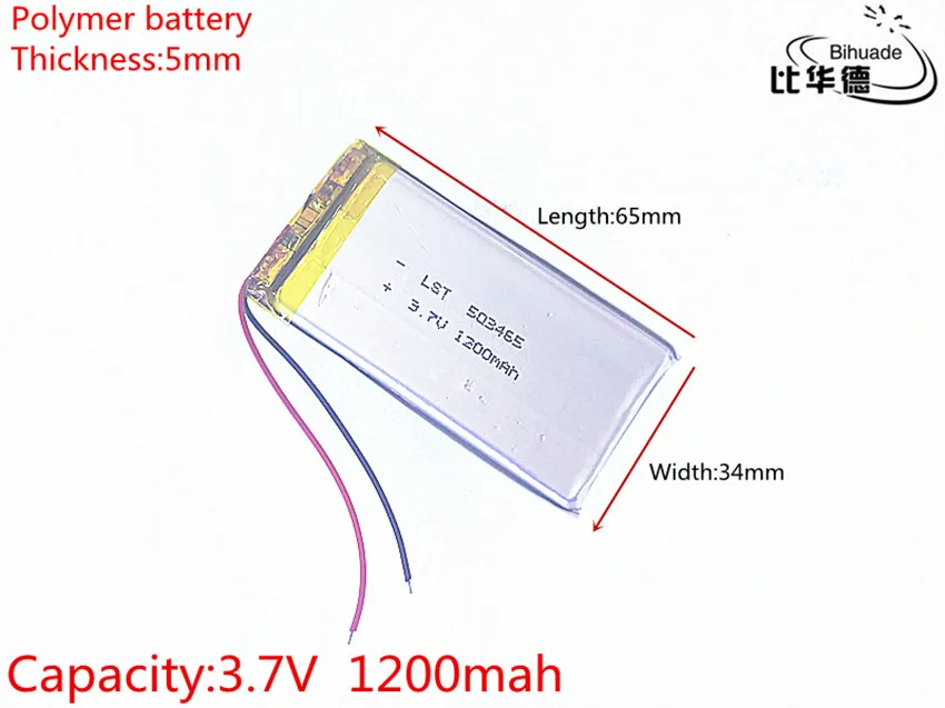 5 шт. литий полимерные аккумуляторные батареи 3 7 в 1200 мАч|lithium polymer|for mp3li ion polymer battery