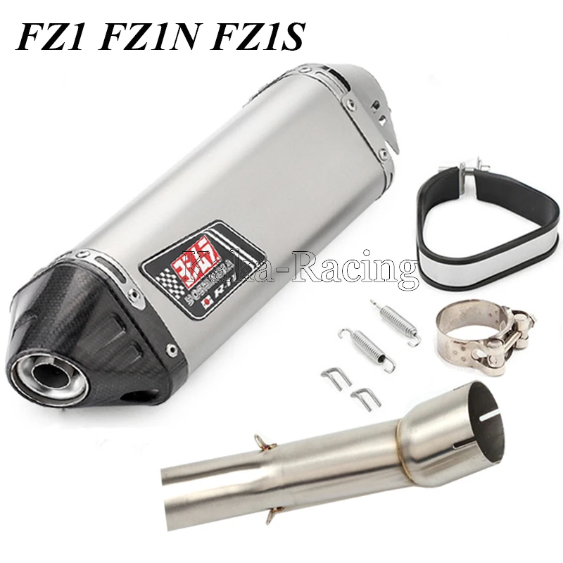 FZ 1 moto rcycle Yoshimura глушитель системы скольжения средняя выхлопная труба мото для Yamaha