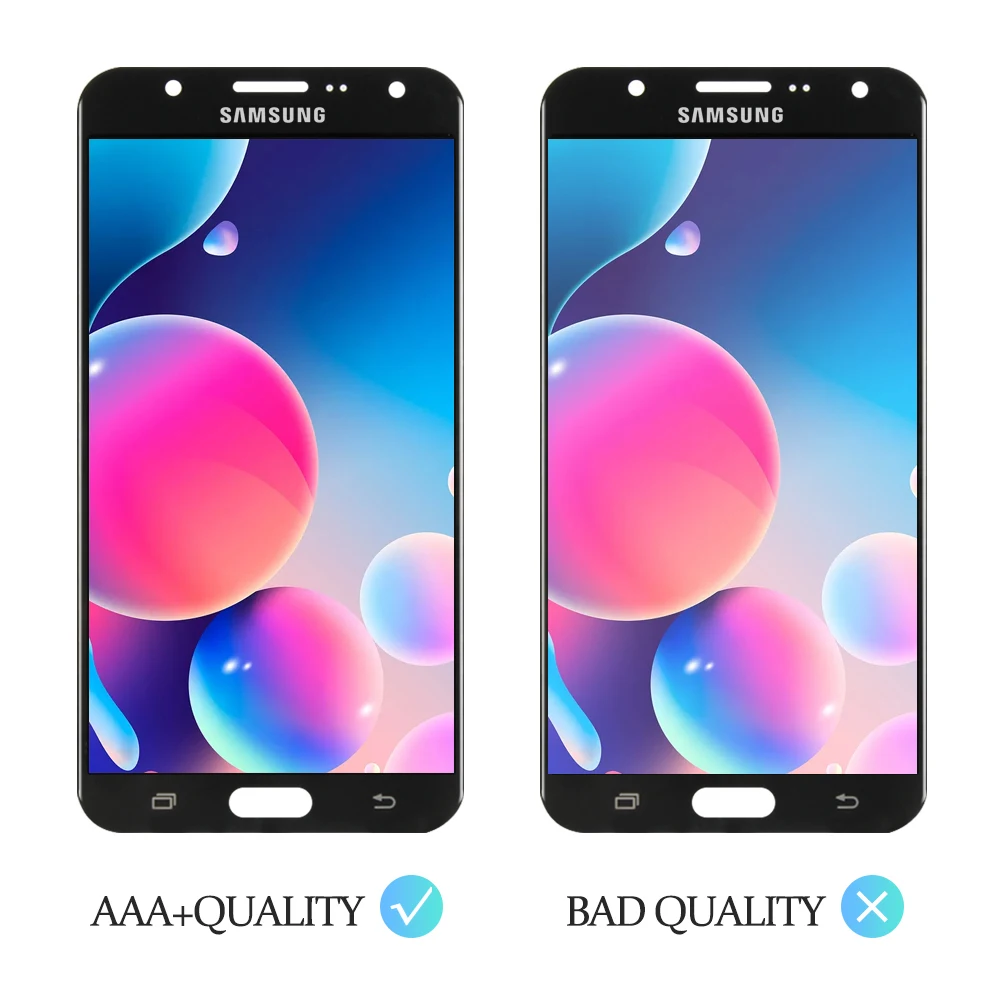 AMOLED ЖК-дисплей Замена для SAMSUNG Galaxy J7 J700 SM-J700F J700H J700M кодирующий преобразователь сенсорного экрана в сборе