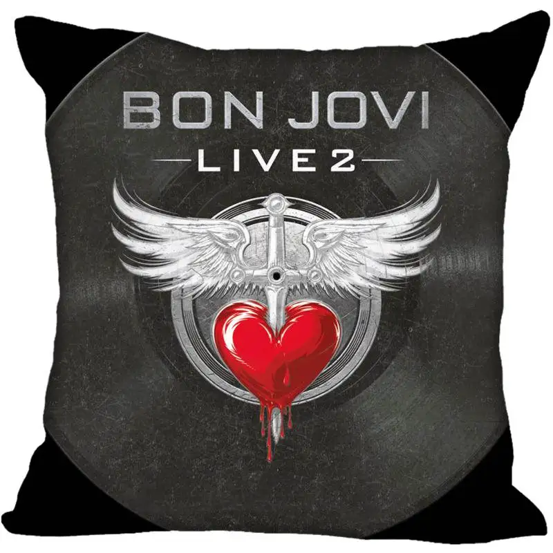 Pillowcase 5 Горячая Распродажа, наволочка Bon Jovi 33X33 см, 40X40 см(с одной стороны) Домашние наволочки - Color: Pillowcase 5