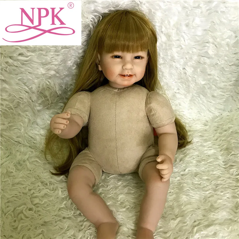 NPK 22 дюйма голый Новорожденный ребенок кукла для детей как игрушки 55 см DIY Reborn
