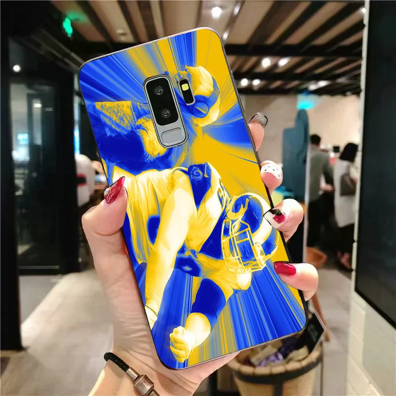 Yinuoda чехол для телефона NFL клуб Лос-Анджелес Рэмс samsung Galaxy S10 S9 8 плюс S6 S7 край-Сити