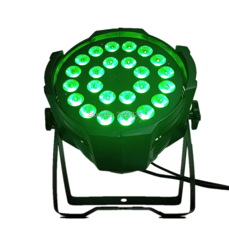 4 шт./Лот 24 шт. * 12 Вт в 1 rgbw 8 каналов DMX512 управление светодиодом Par Can внутренний