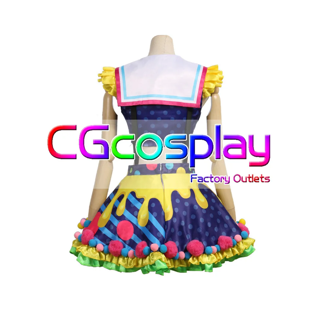 Cgcos Экспресс Bang Dream! Поппин вечерние новые костюмы Касуми Тояма платье униформа