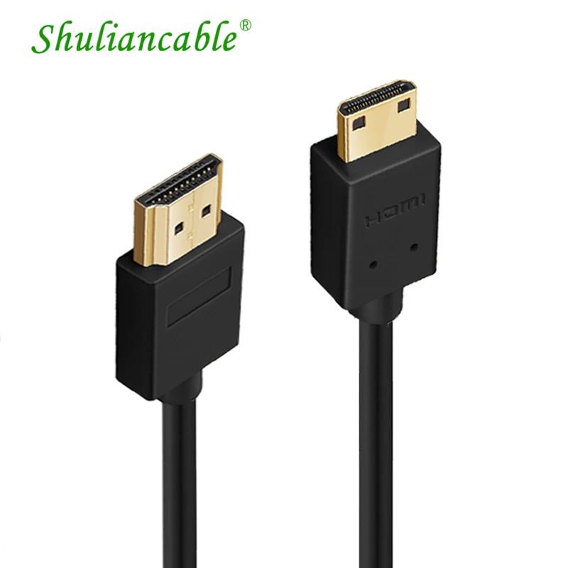 

Shuliancable Male A to Male C HDMI cable 1080P 3D For TV/display/tablet/notebook/camera High Speed Mini HDMI Cable 1m 1.5m 2m 3m
