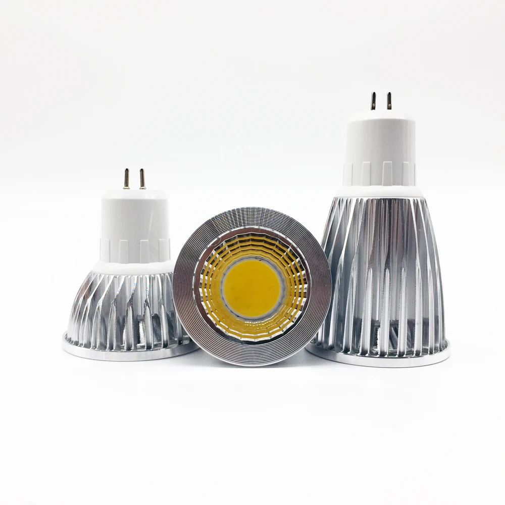 Светодиодный прожектор Cob GU5.3 MR16 новинка высокая мощность MR 6 12 В GU 5 3 220