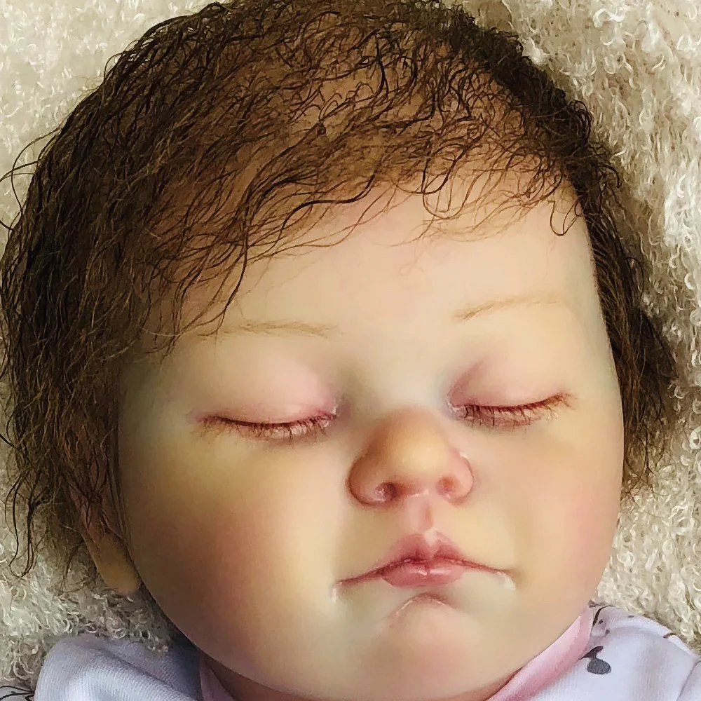 Высокое качество Bebe Кукла реборн 20 дюймов полный силиконовый винил reborn baby doll кровеносный сосуд яркие богатые картины Julie для коллекции